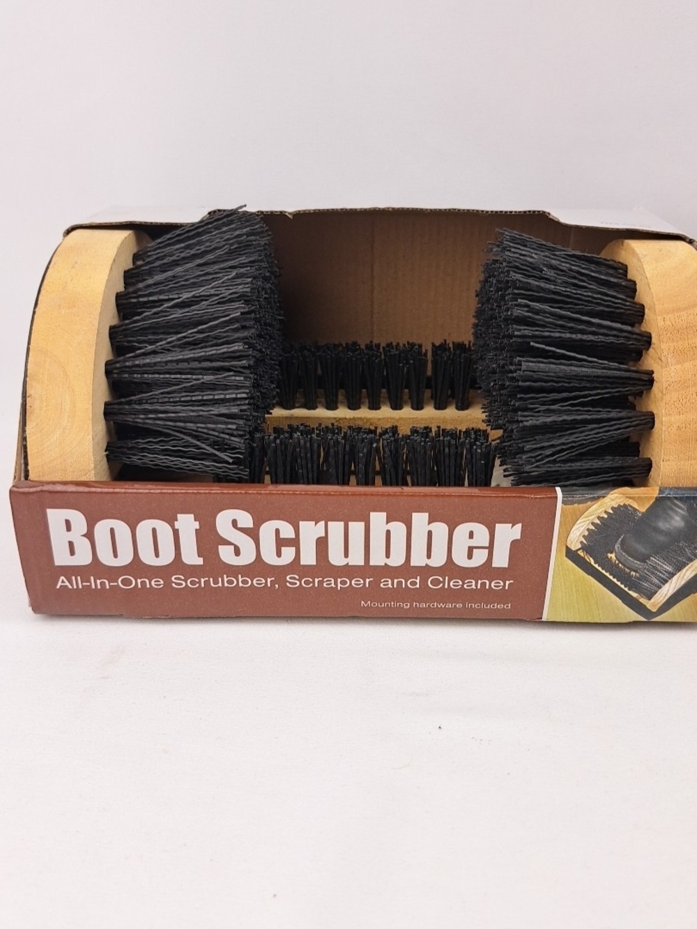 Boot Scrubber All-In-One Black Scrubbing Brush